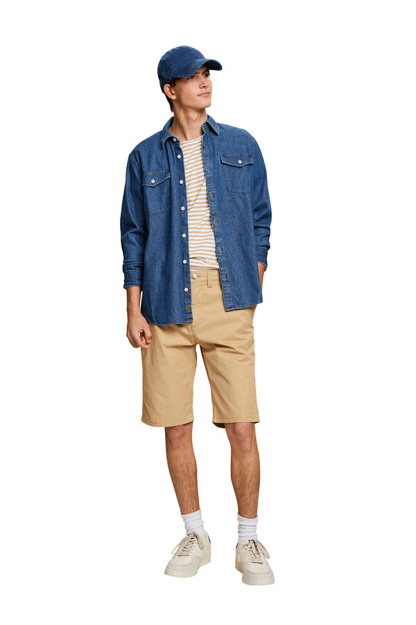 Esprit Chino bermuda 100% algodón sostenible Tostado