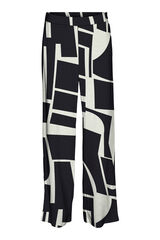 Vero Moda Cal&ccedil;as fluidas 100% viscose Preto