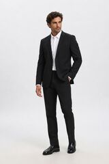 Selected Pantal&oacute;n de traje Slim Fit Negro