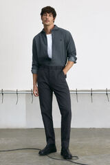 OOTO Camisa vaquera manga larga  Gris