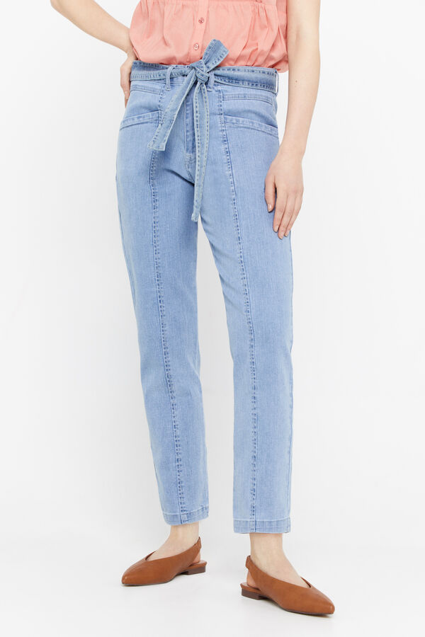 Cortefiel Pantal&oacute;n Vaquero slouchy Azul