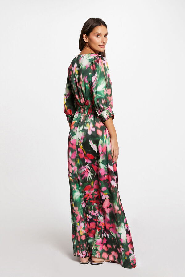 Morgan Vestido comprido estampado floral Multicolorido