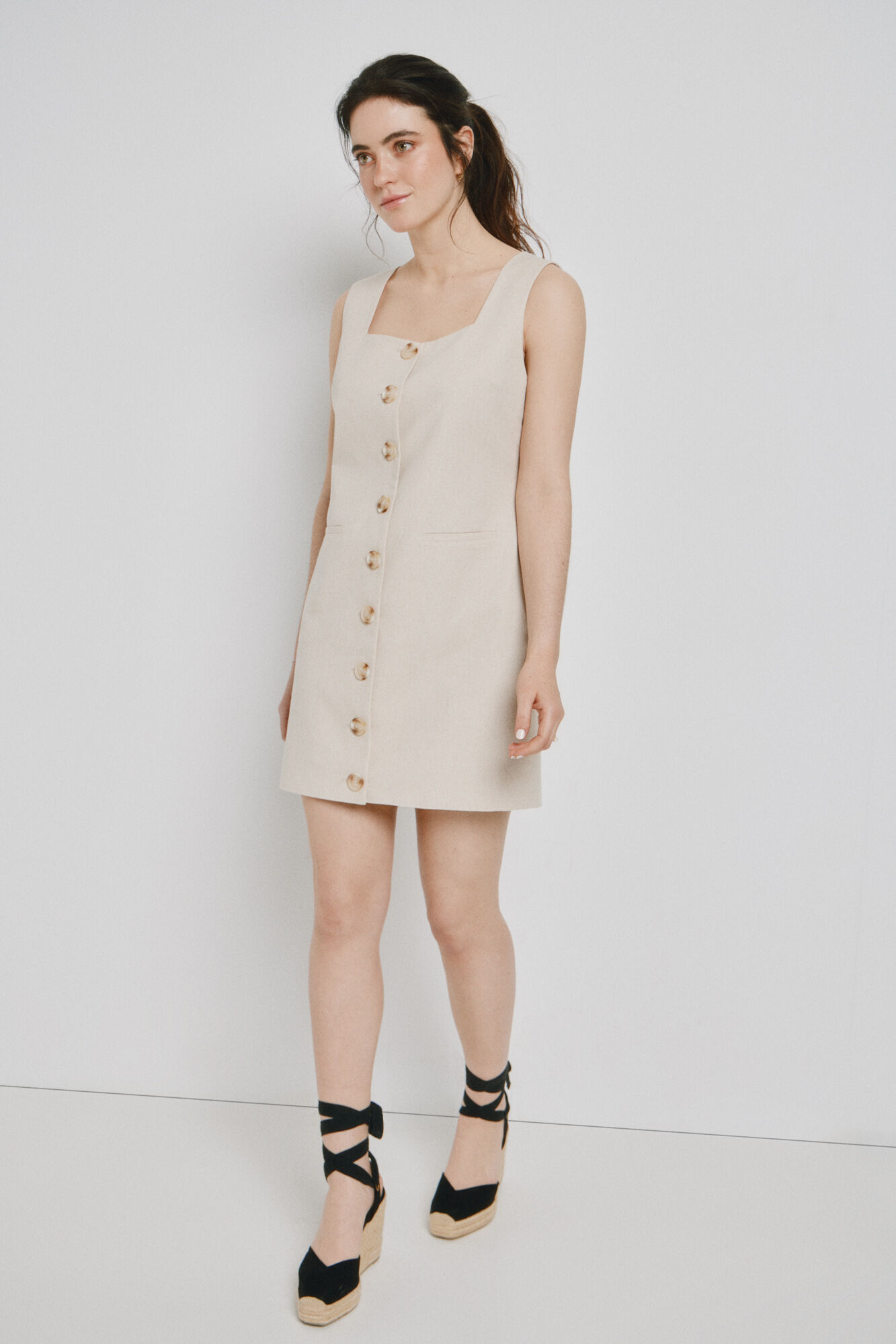 Vero Moda Vestido corto de algod&oacute;n