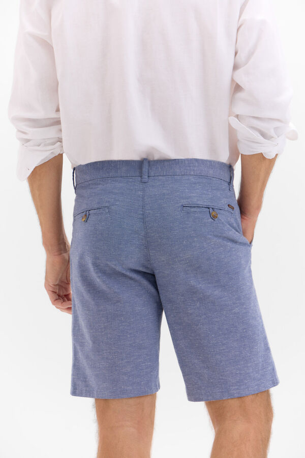 Cortefiel Bermuda chino Azul