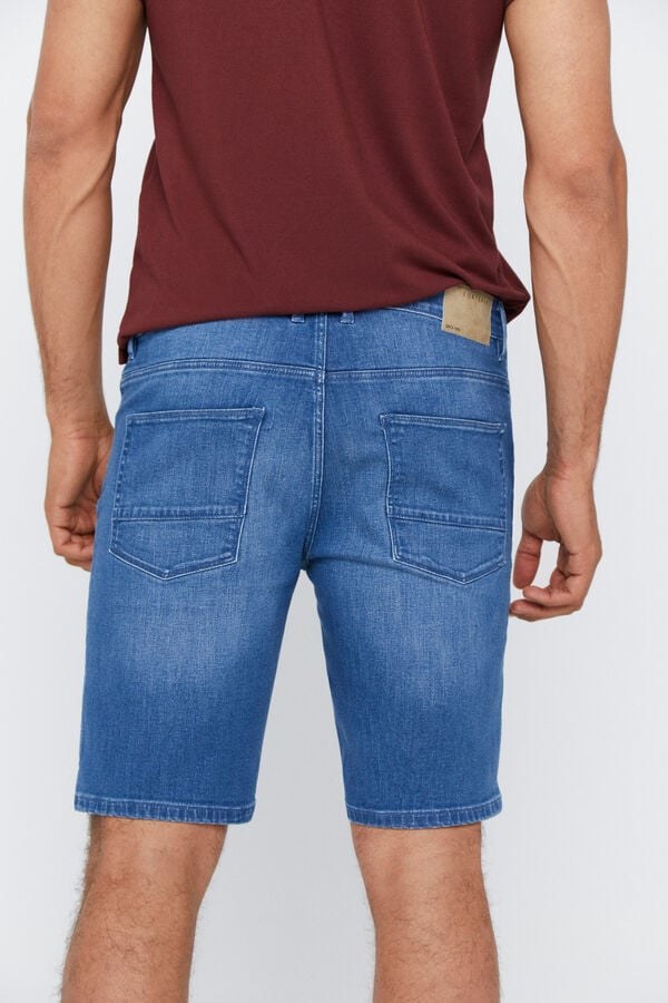 Bermuda vaquera bolsillos Ofertas en pantalones cortos de