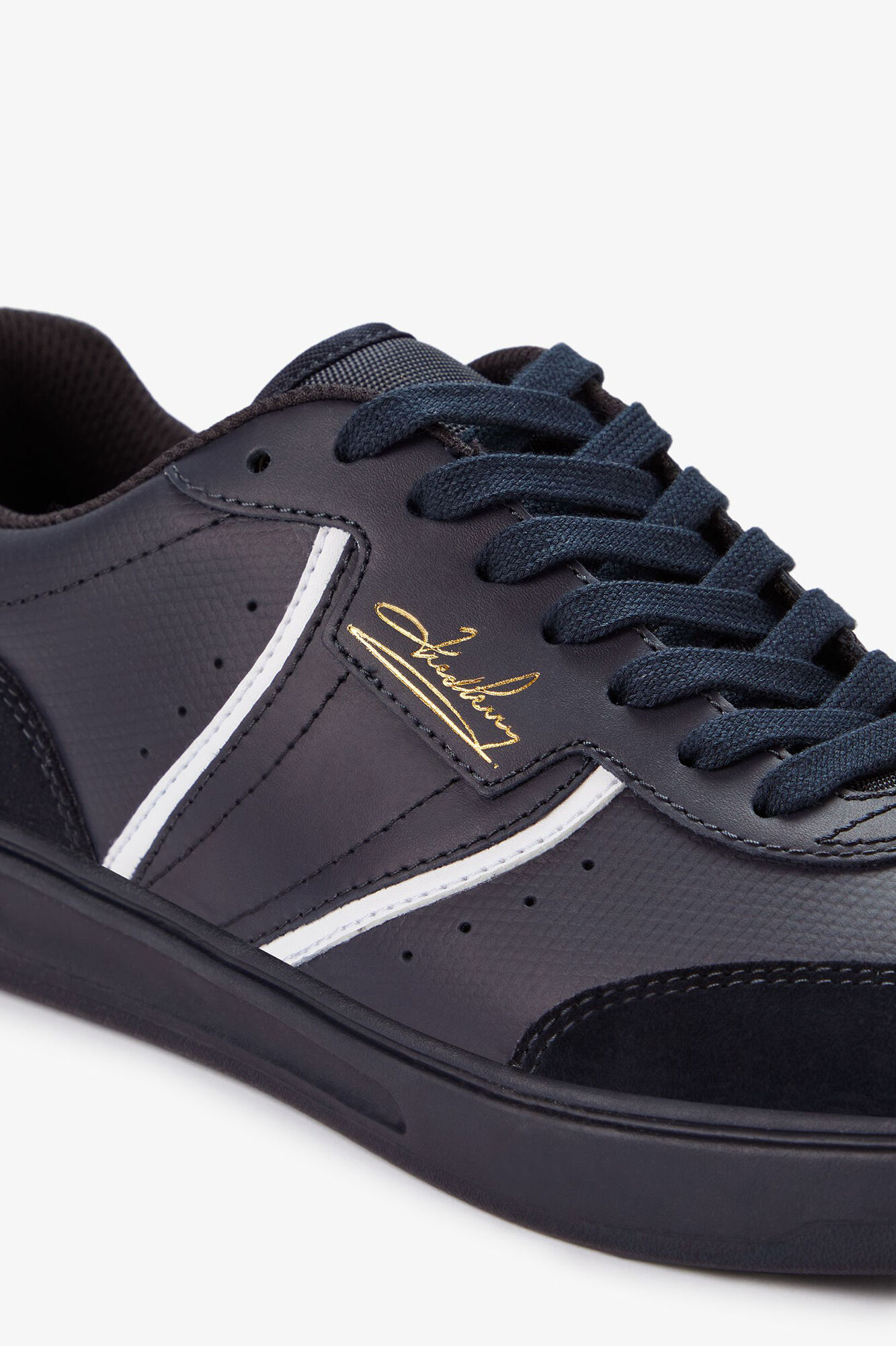 Fred Perry Zapatilla B4 embossed leather/suede