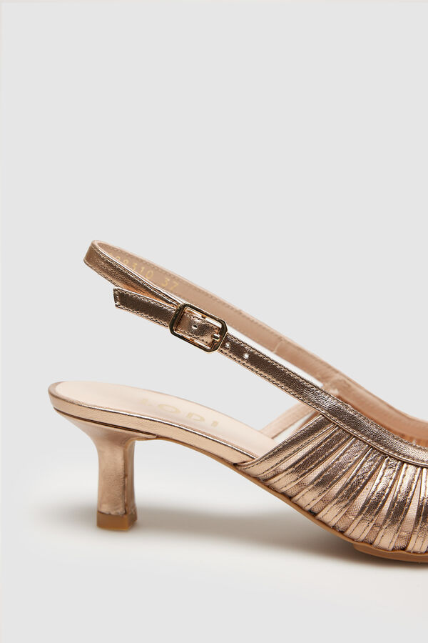 Lodi Zapatos destalonados de mujer en piel Amarillo