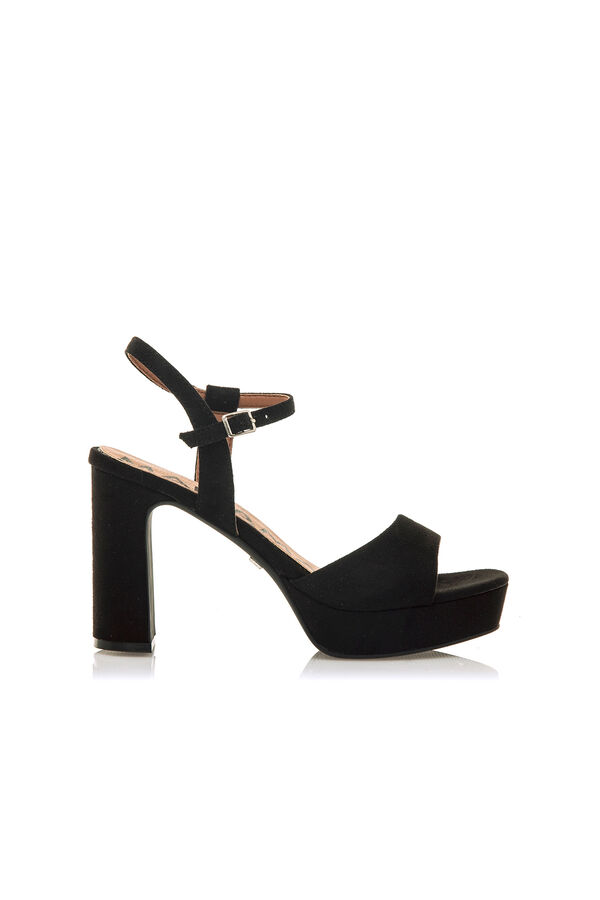 Maria Mare Sand&aacute;lia de salto alto Preto