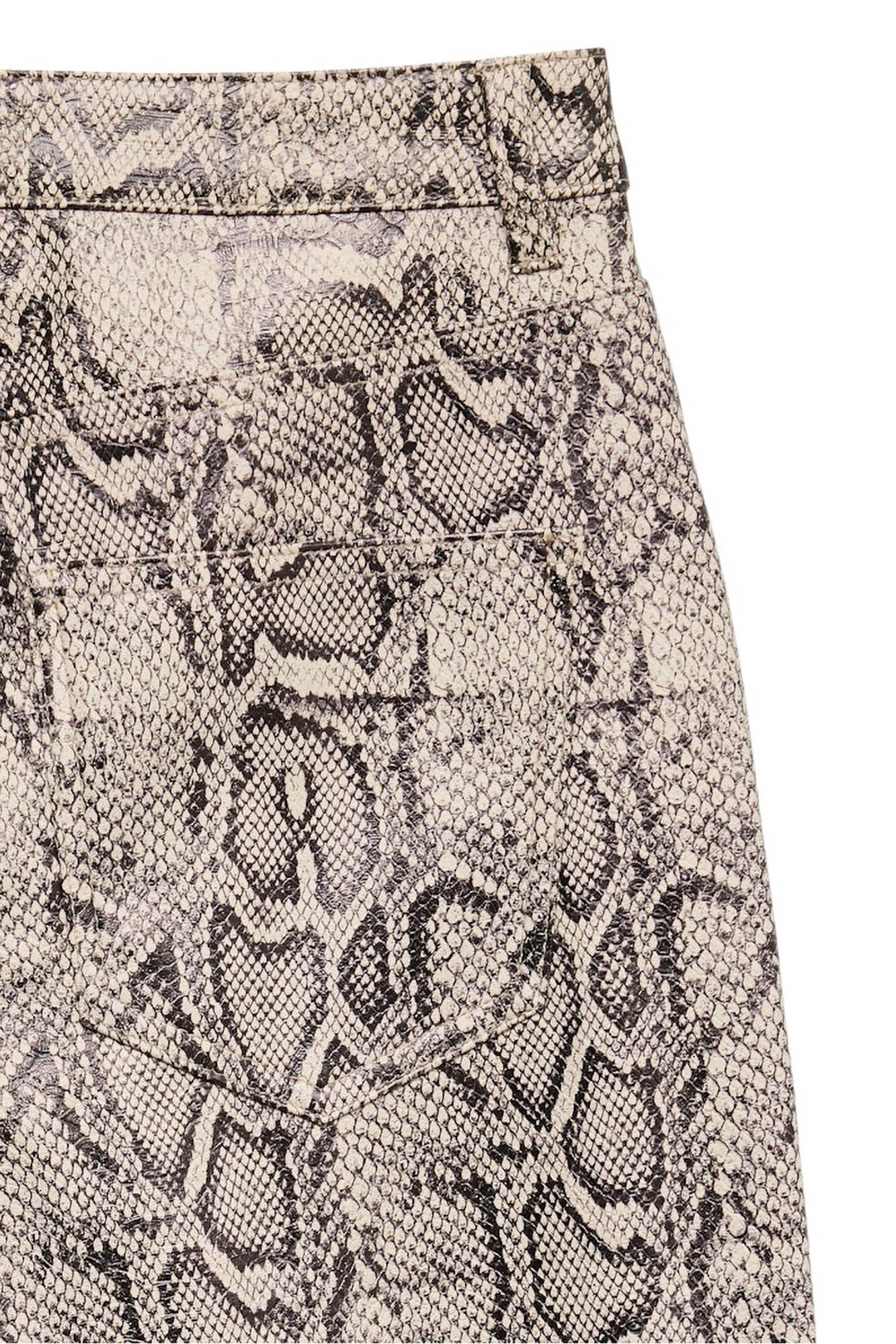 Vero Moda Cal&ccedil;a com efeito pele de cobra