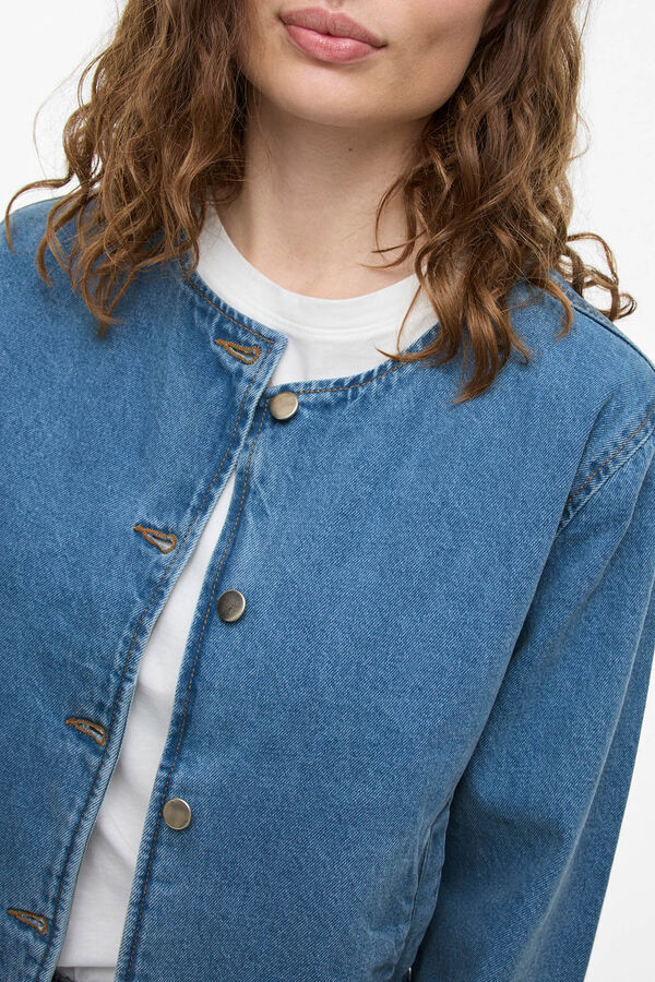 Vila Chaqueta vaquera abotonada Azul