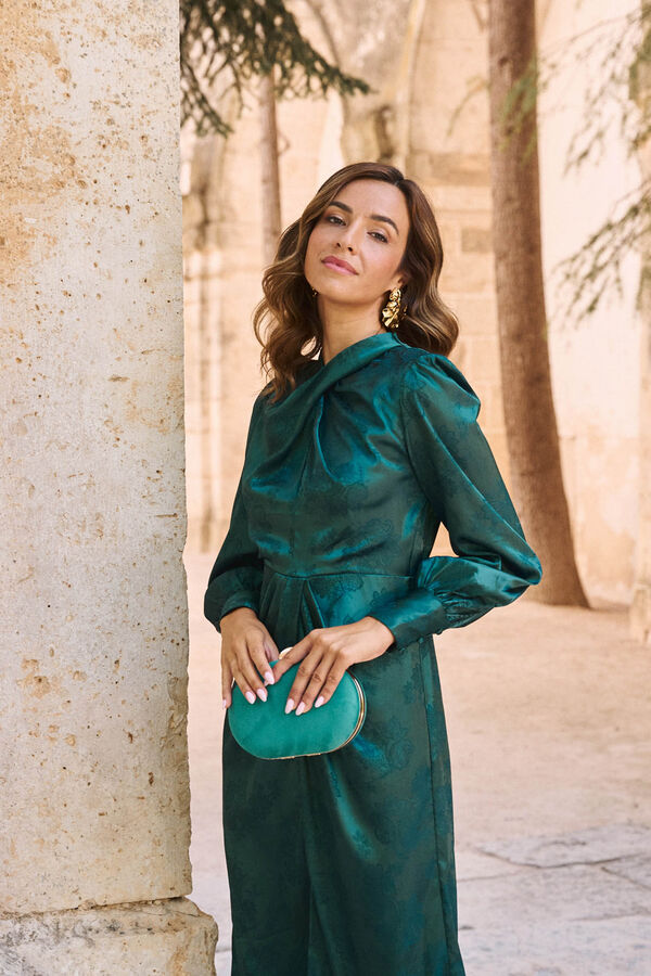 Pol&iacute;n Et Moi Vestido Cruz Dorinda Verde