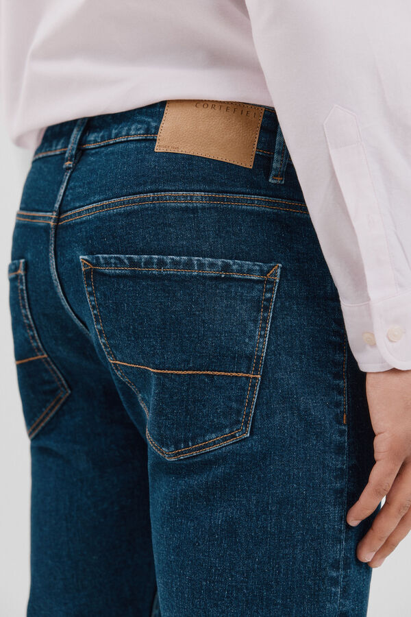 Cortefiel Jeans corte ajustado Azul