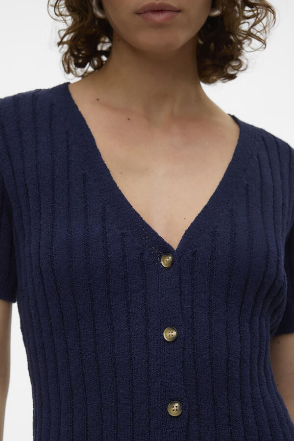 Vero Moda Top de malha de manga curta  Azul