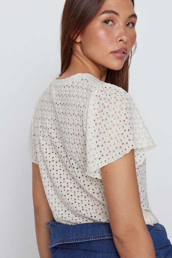 Slowlove Top manga volante Marfil