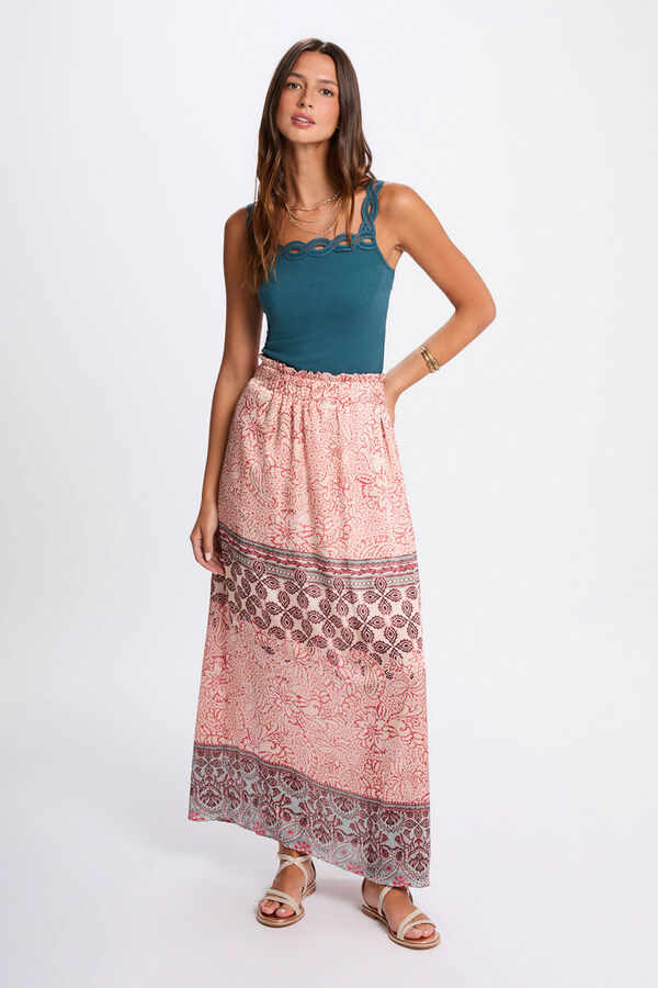 Morgan Falda larga Multicolor