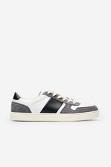 Cortefiel Zapatilla piel Gris