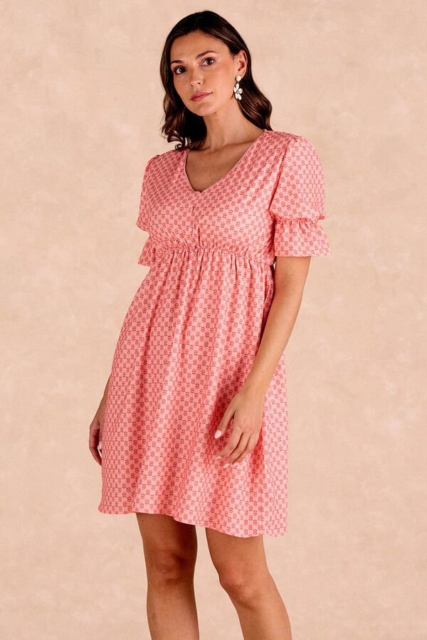 Polín Et Moi Vestido curto floral Senna Subiu