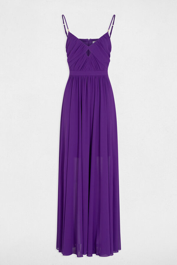 Morgan Vestido largo acampanado Morado