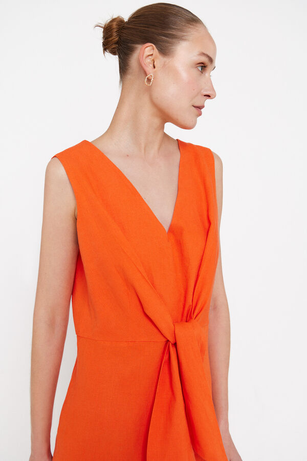 Cortefiel Mono con nudo naranja Naranja