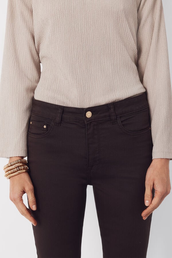 Cortefiel Jeans Sensational Skinny color Castanho