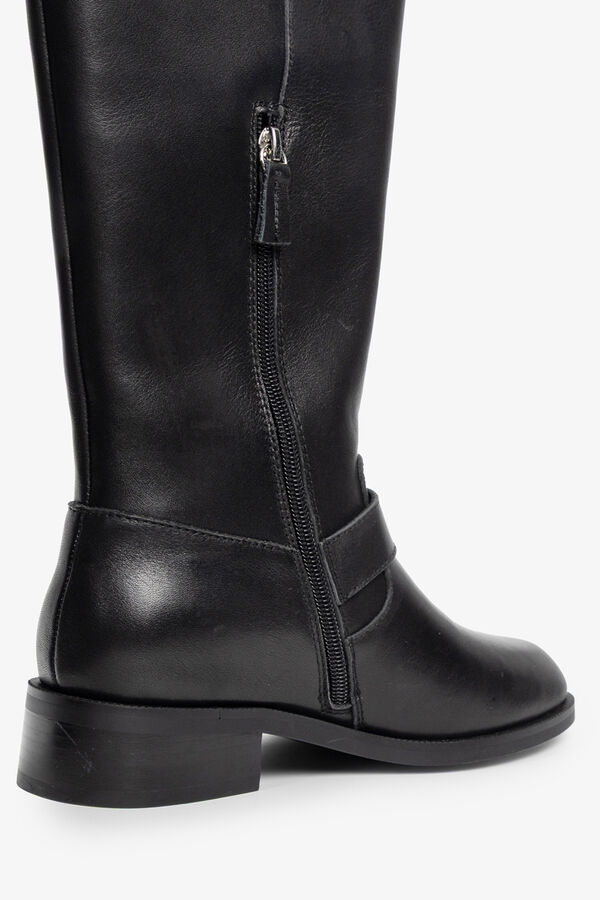 Popa Botas feminina Kiliman Napa Preto