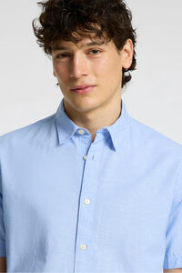 Selected Camisa de manga curta de linho