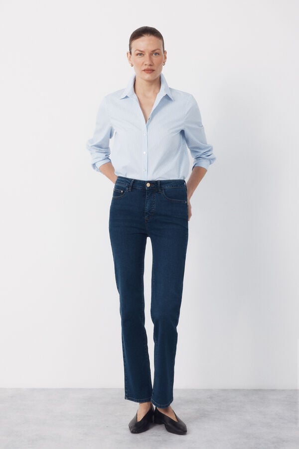 Cortefiel Jeans Sensational Recto Azul