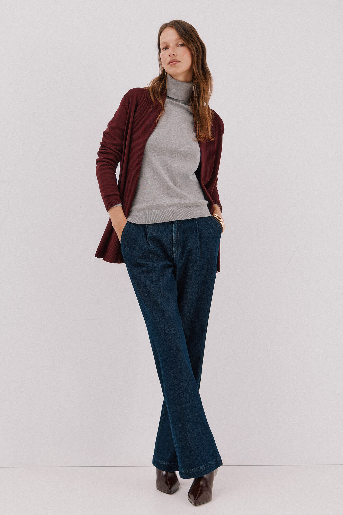 Cortefiel Chaqueta cuello chal
