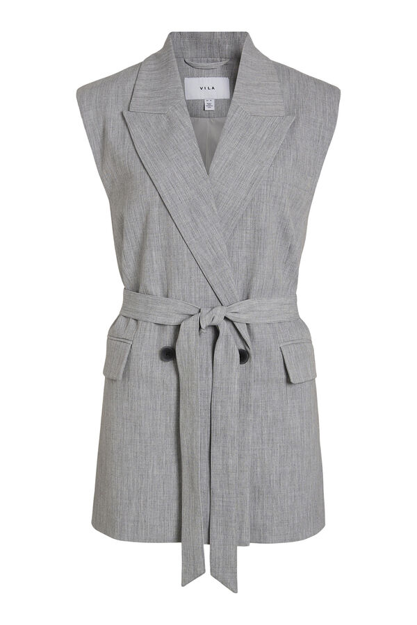 Vila Colete la&ccedil;ada Cinzento