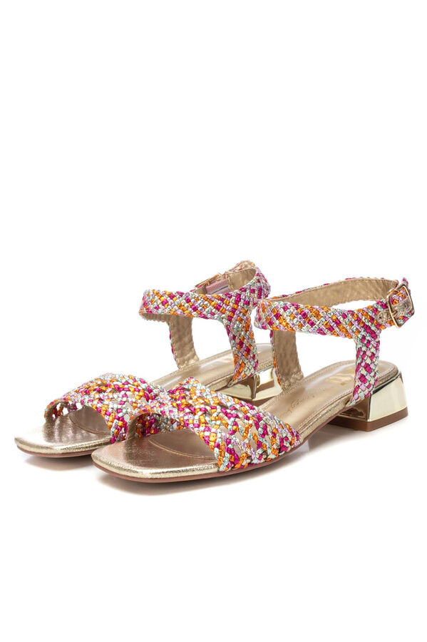 XTI Sand&aacute;lia de salto largo Multicolorido