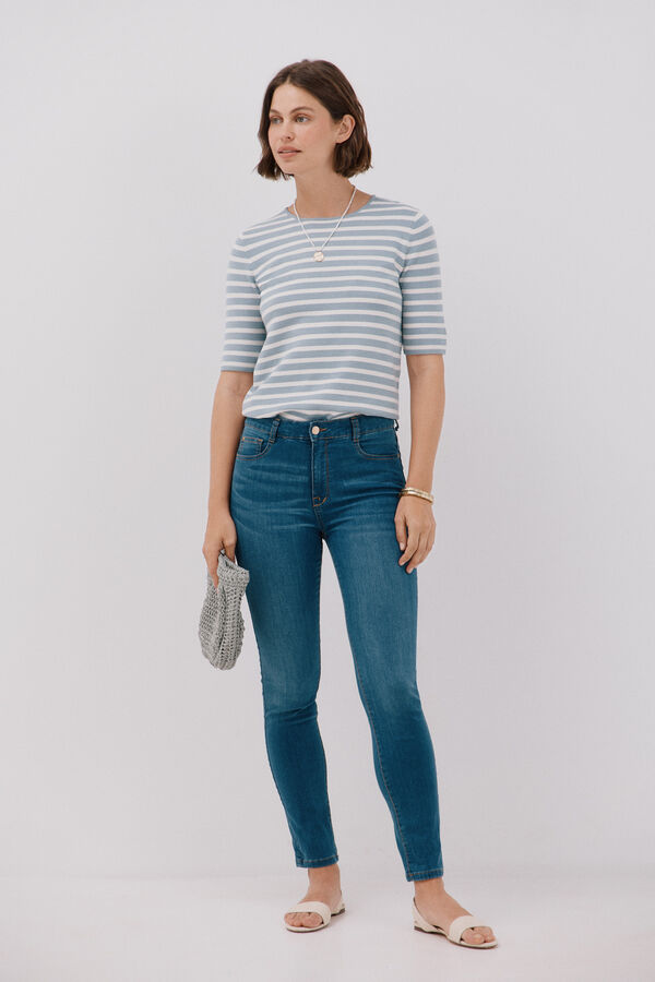 Cortefiel Jeans Slim Sensacional Azul