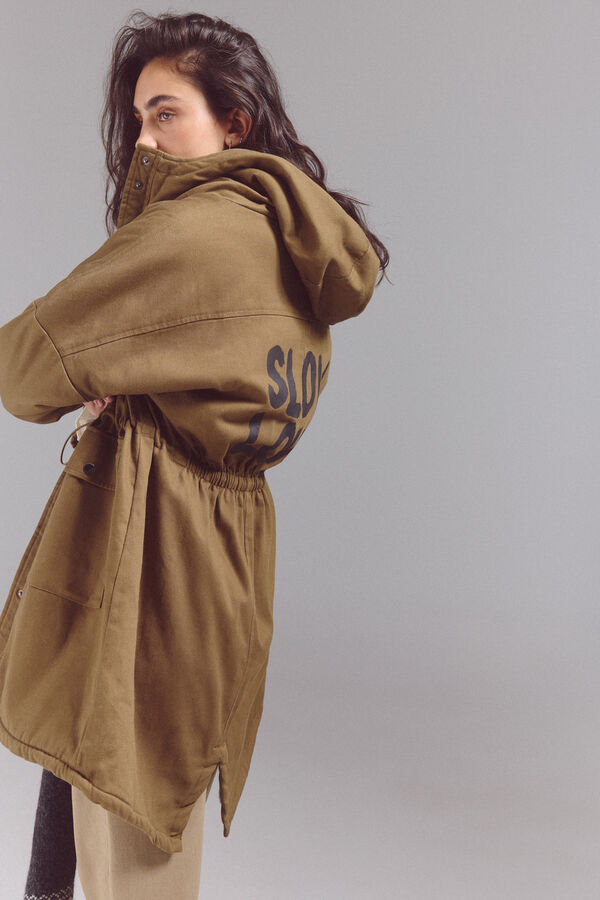 Slowlove Parka ligera Kaki