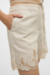 Vero Moda Shorts fluído com vazados Cinzento