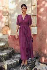 Pol&iacute;n Et Moi Vestido Largo Parina Morado