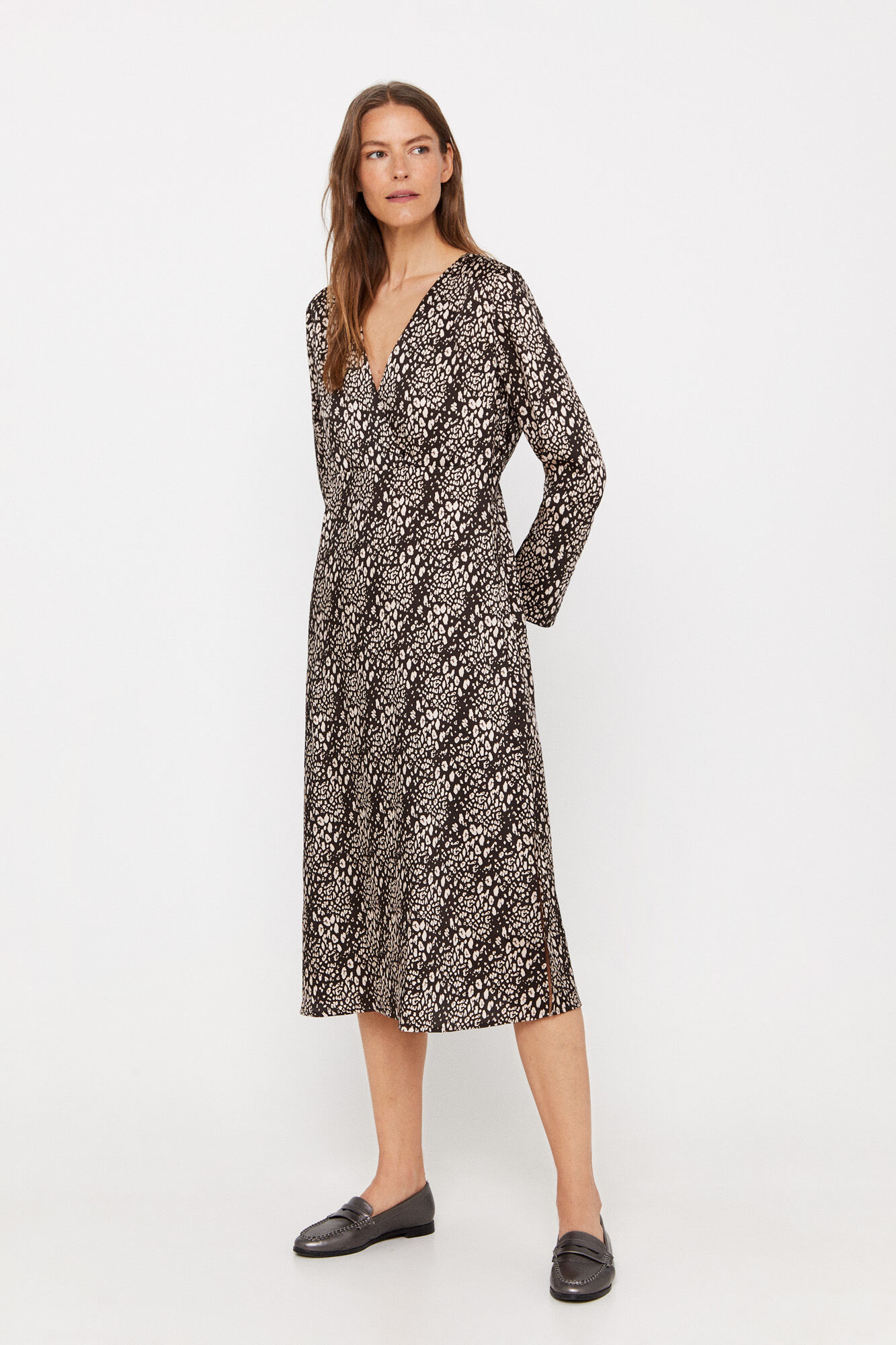 Cortefiel Vestido estampado