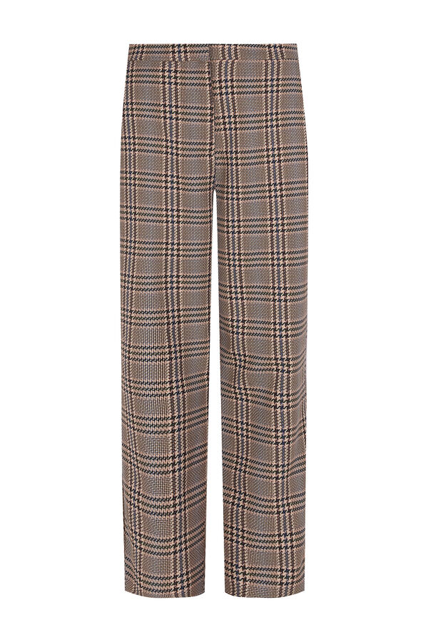 Cortefiel Pantal&oacute;n de vestir recto Estampado verde