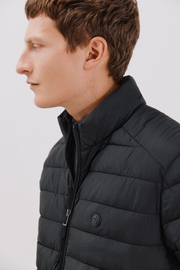 Cortefiel Cazadora acolchada ultralight Negro