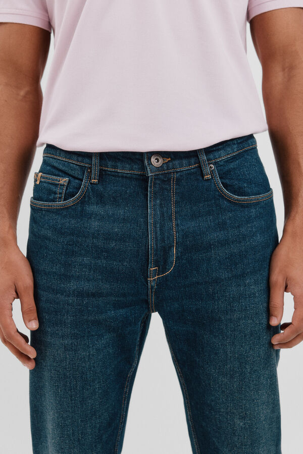 Cortefiel Cal&ccedil;a jeans cl&aacute;ssica  Azul