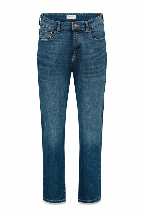 Cortefiel Jeans Mom Azul