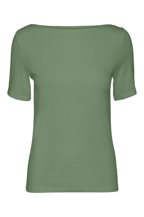 Vero Moda Camiseta b&aacute;sica Verde