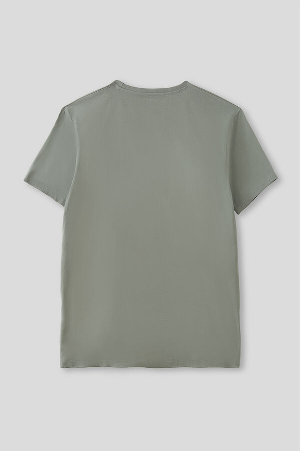 Street Monkey T-shirt manga curta Verde