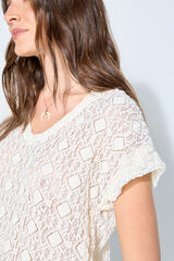 Slowlove Top estructura Marfil