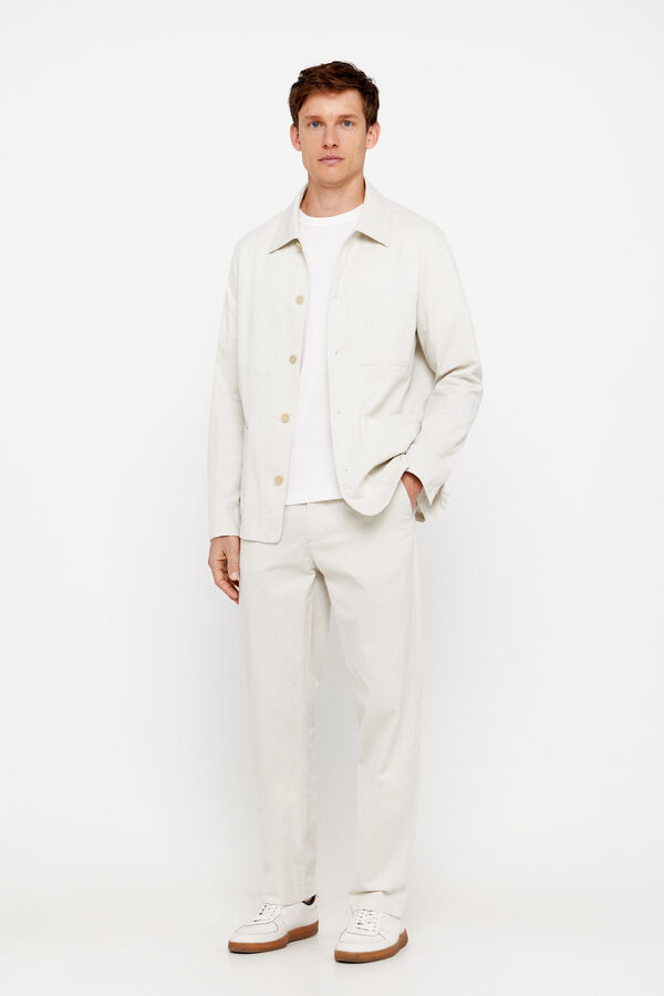 Cortefiel Camisola lisa tingida Tostado