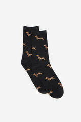 Cortefiel Dachshund meia longa Preto