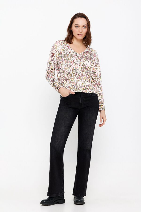 Cortefiel Jersey fino estampado Multicolor