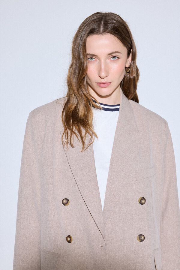 Slowlove Blazer oversize Beige
