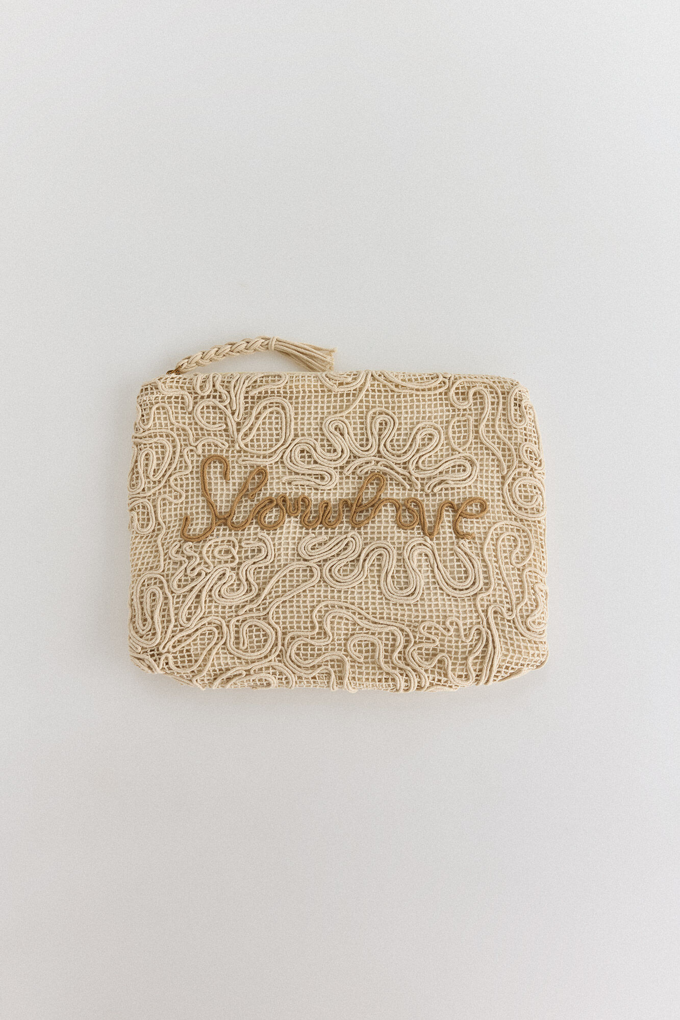 Slowlove Cartera maxi algod&oacute;n estampada