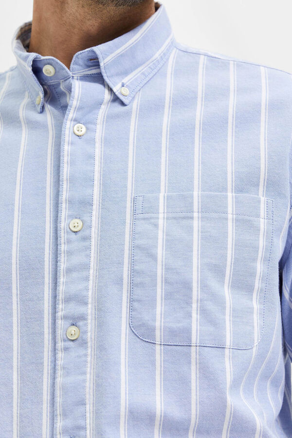 Cortefiel Camisa oxford Regular Fit Azul