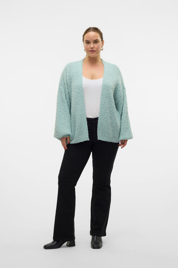 Vero Moda Curve Cardigan de malha plus size Azul