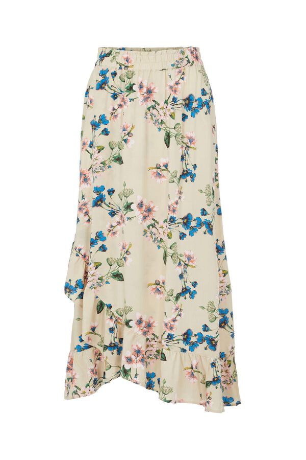 Object Falda con volante Gris